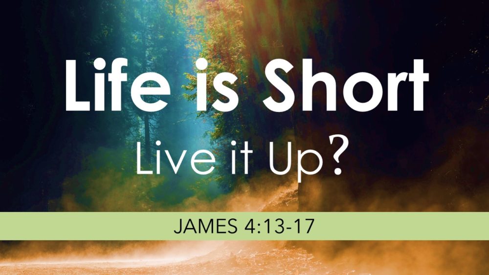 Life is Short: Live It Up? Image