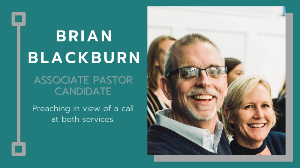 Brian Blackburn Preaching in View of a Call