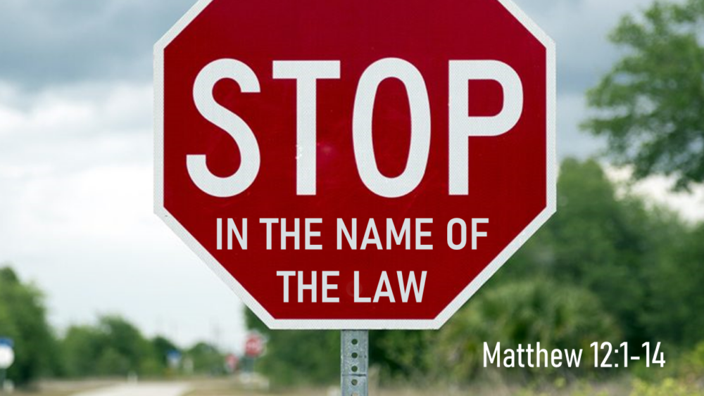 Stop in the Name of the Law