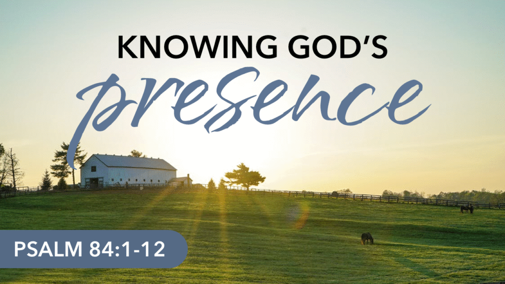 Knowing God's Presence Image