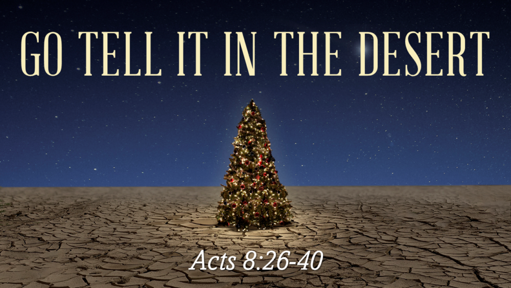 Go Tell It in the Desert