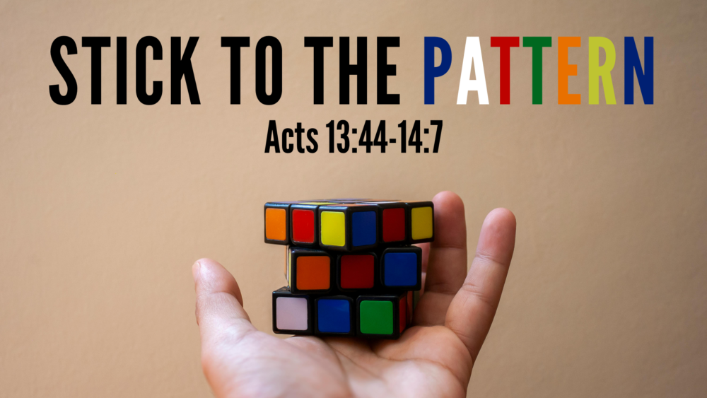 Stick to the Pattern