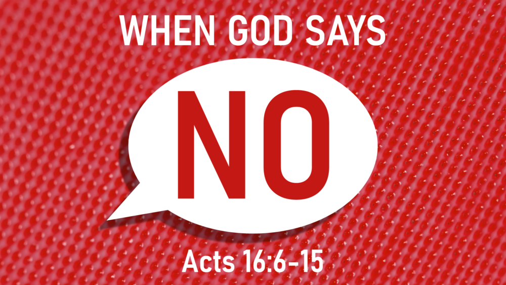 When God Says 